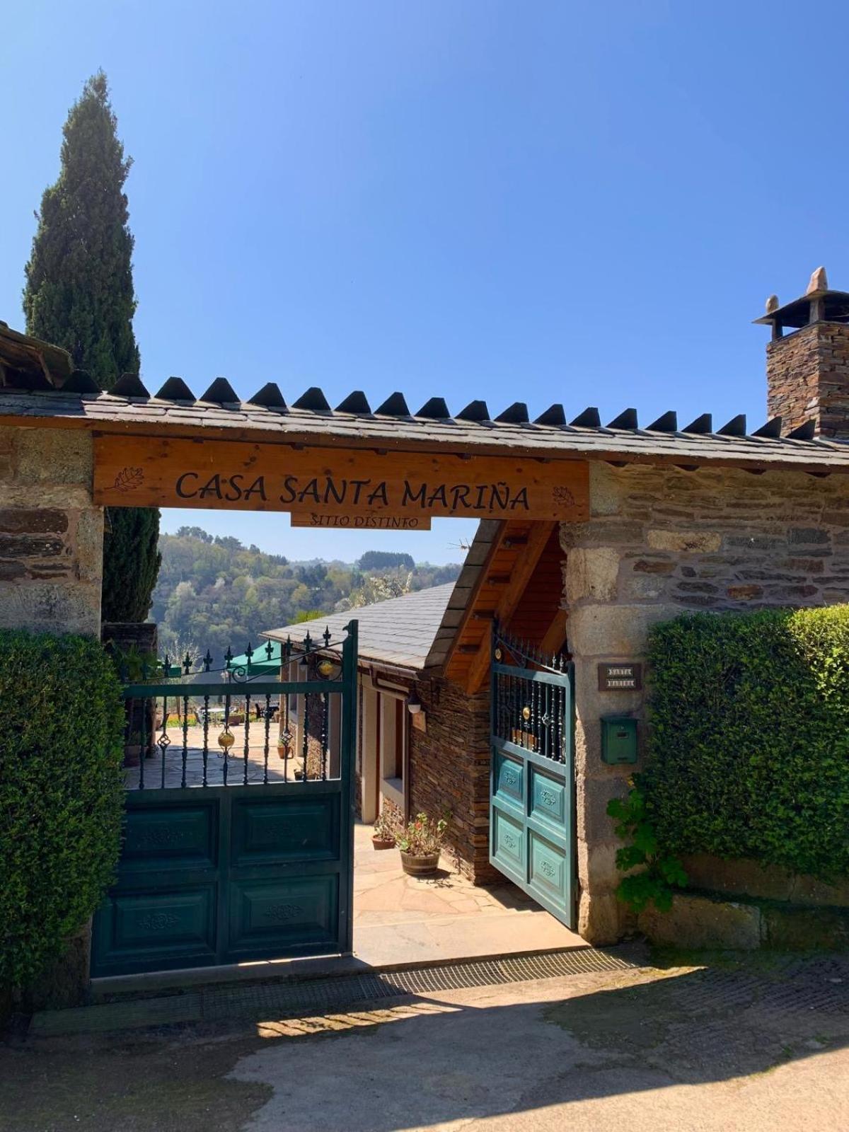 Casa Rural Santa Marina Portomarín Exterior foto